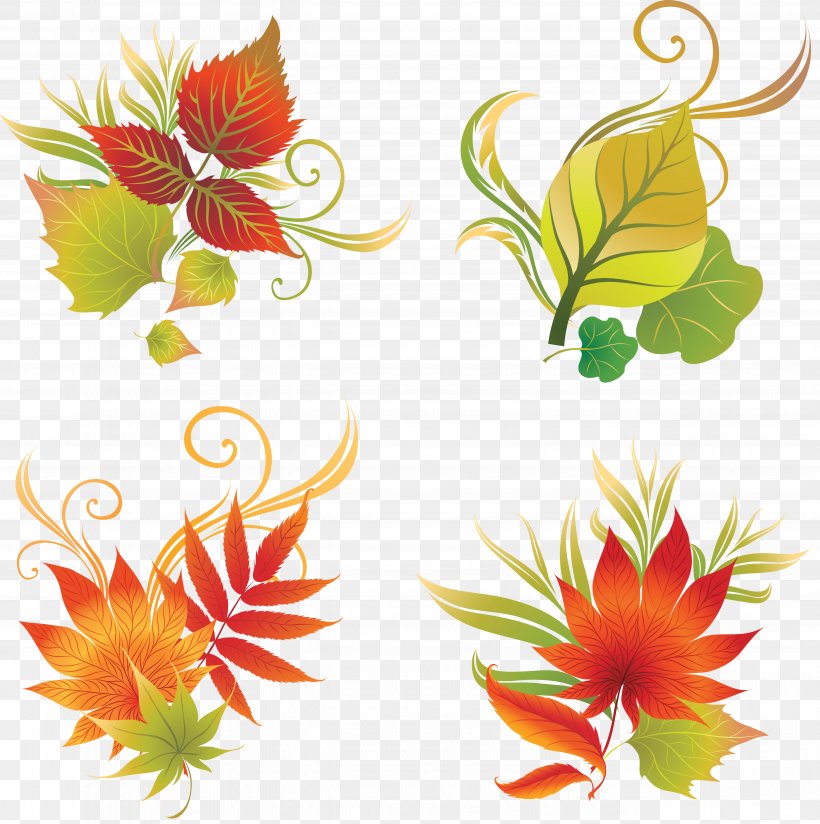 Leaf Autumn, PNG, 5096x5121px, Leaf, Autumn, Color, Drawing, Element Download Free