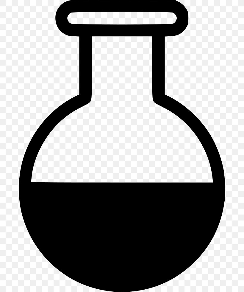 Round-bottom Flask Laboratory Flasks Clip Art, PNG, 694x980px, Roundbottom Flask, Beaker, Black And White, Chemist, Chemistry Download Free