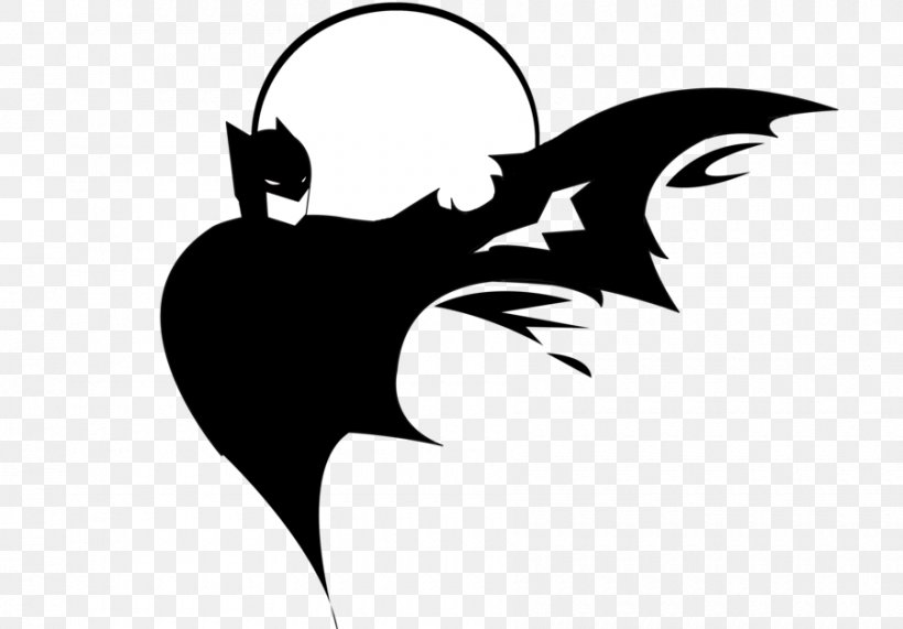 Batman Wall Decal Sticker Polyvinyl Chloride, PNG, 900x627px, Batman, Artwork, Bat, Black, Black And White Download Free