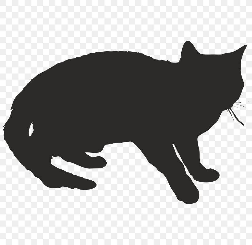 Cat Kitten Royalty-free Clip Art, PNG, 800x800px, Cat, Art, Black, Black And White, Black Cat Download Free