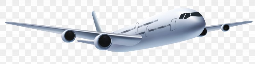 Airplane Aircraft Clip Art, PNG, 5152x1301px, Airplane, Aerospace Engineering, Air Travel, Airbus, Aircraft Download Free