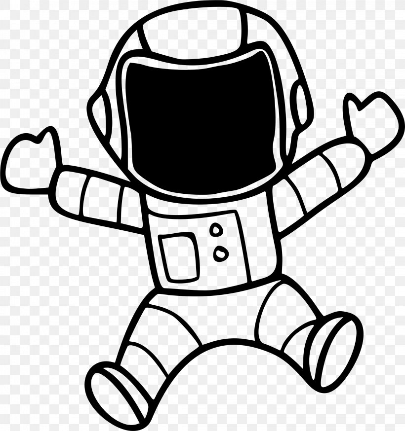 Astronaut Space Suit Clip Art, PNG, 2247x2395px, Astronaut, Apolloskylab A7l, Artwork, Black, Black And White Download Free
