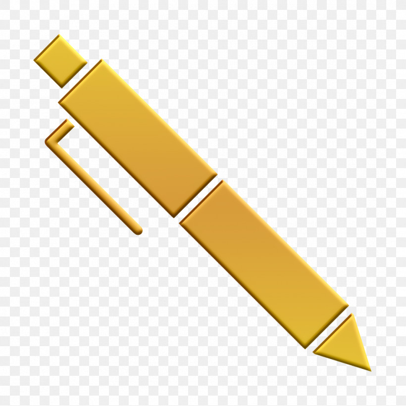 Pen Icon School Icon, PNG, 1070x1072px, Pen Icon, Material Property, School Icon, Yellow Download Free