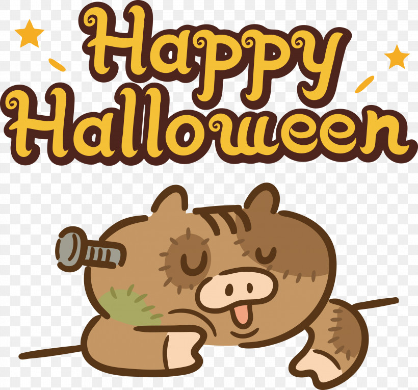 Happy Halloween, PNG, 3000x2800px, Happy Halloween, Behavior, Cartoon, Cat, Catlike Download Free