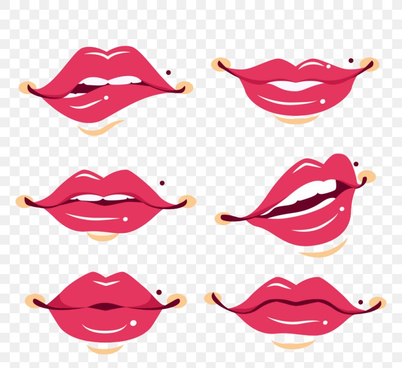 Lip Euclidean Vector Mouth, PNG, 1024x940px, Lip, Element, Magenta, Mouth, Pink Download Free