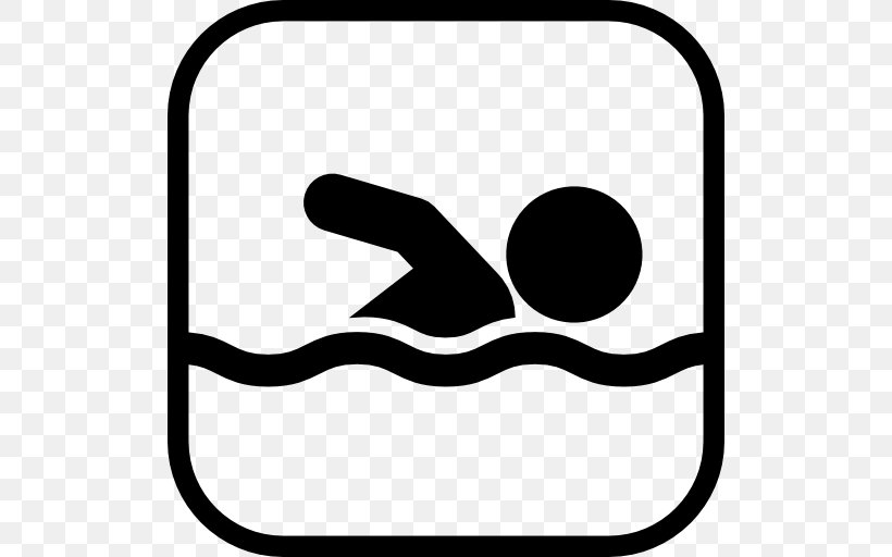Swimming Sport Clip Art, PNG, 512x512px, Swimming, Backstroke, Black, Black And White, Finger Download Free