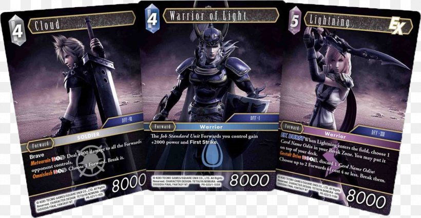 Dissidia Final Fantasy NT Final Fantasy XV Final Fantasy VIII Final Fantasy XII, PNG, 1173x609px, Dissidia Final Fantasy Nt, Action Figure, Cloud Strife, Collectable Trading Cards, Collectible Card Game Download Free