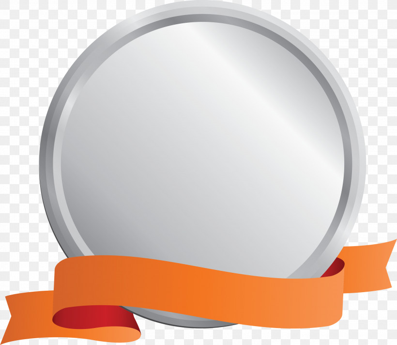 Emblem Ribbon, PNG, 3000x2606px, Emblem Ribbon, Mirror, Orange Download Free