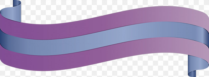 Ribbon S Ribbon, PNG, 3000x1117px, Ribbon, Headband, Lavender, Lilac, Line Download Free