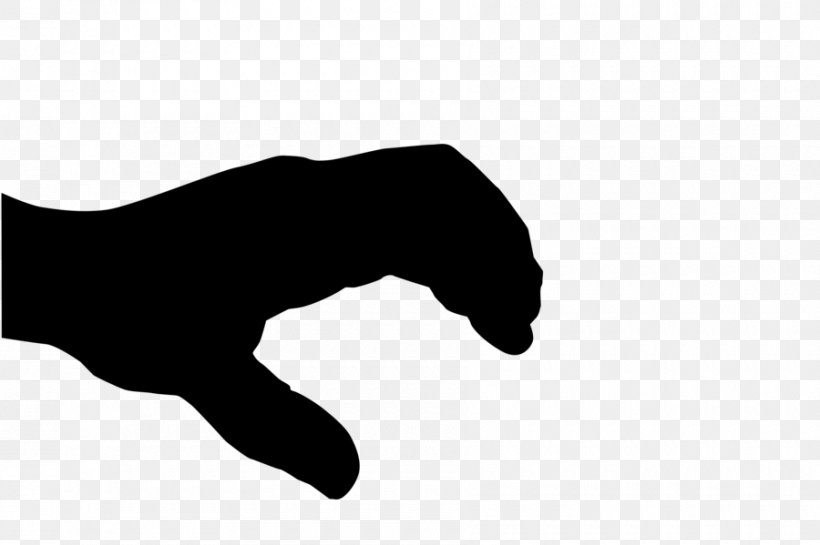 Clip Art Finger Silhouette Line Animal, PNG, 900x599px, Finger, Animal, Black M, Blackandwhite, Hand Download Free