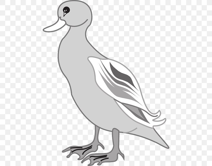 Duck Goose Bird, PNG, 490x640px, Duck, Artwork, Beak, Bird, Black And White Download Free