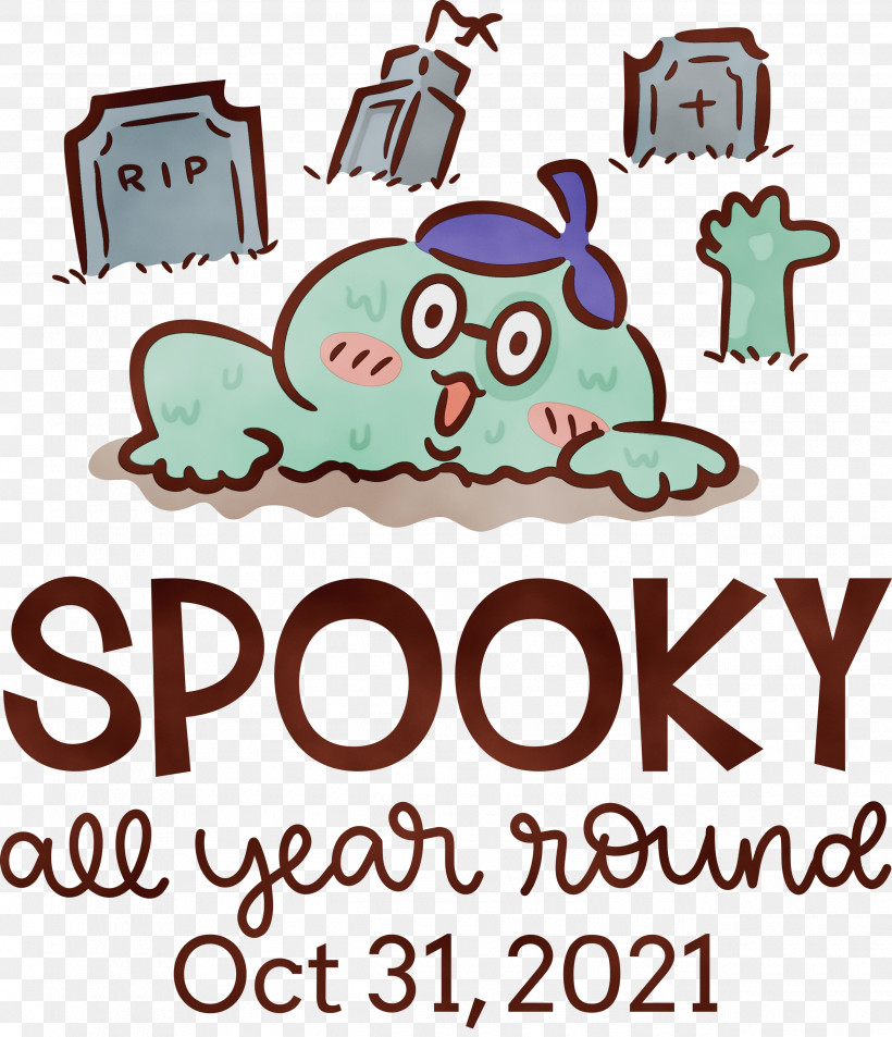Halloween Monster, PNG, 2580x3000px, Spooky, Black Cat, Cartoon, Drawing, Emoji Download Free