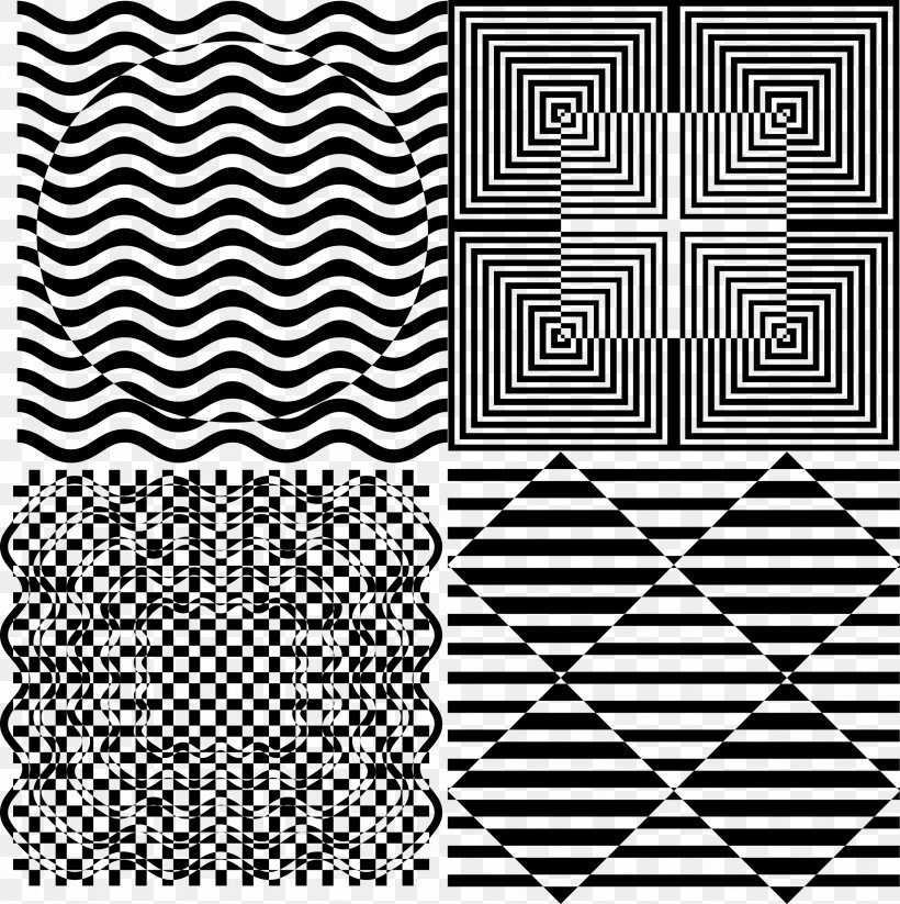 Illusion Visual Arts Shape Mirage Perception, PNG, 2389x2400px, Illusion, Area, Black, Black And White, Mirage Download Free