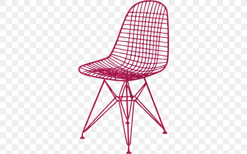 Eames Lounge Chair Wire Chair (DKR1) Charles And Ray Eames Papasan Chair, PNG, 512x512px, Eames Lounge Chair, Area, Chair, Charles And Ray Eames, Club Chair Download Free