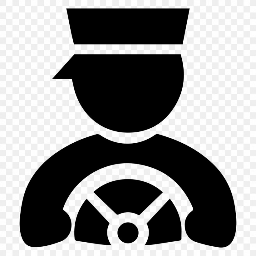 driver clipart black and white