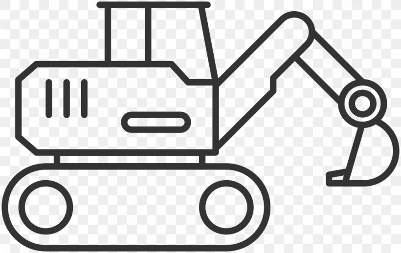 Komatsu Limited Caterpillar Inc. Excavator Heavy Machinery Clip Art, PNG, 1038x656px, Komatsu Limited, Area, Backhoe, Black And White, Caterpillar Inc Download Free