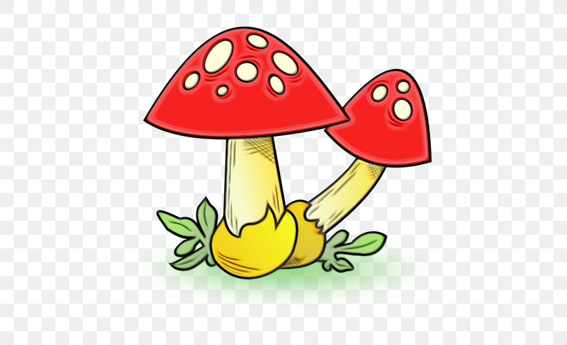 Mushroom Cloud, PNG, 500x500px, Watercolor, Fungus, Mushroom, Mushroom Cloud, Paint Download Free