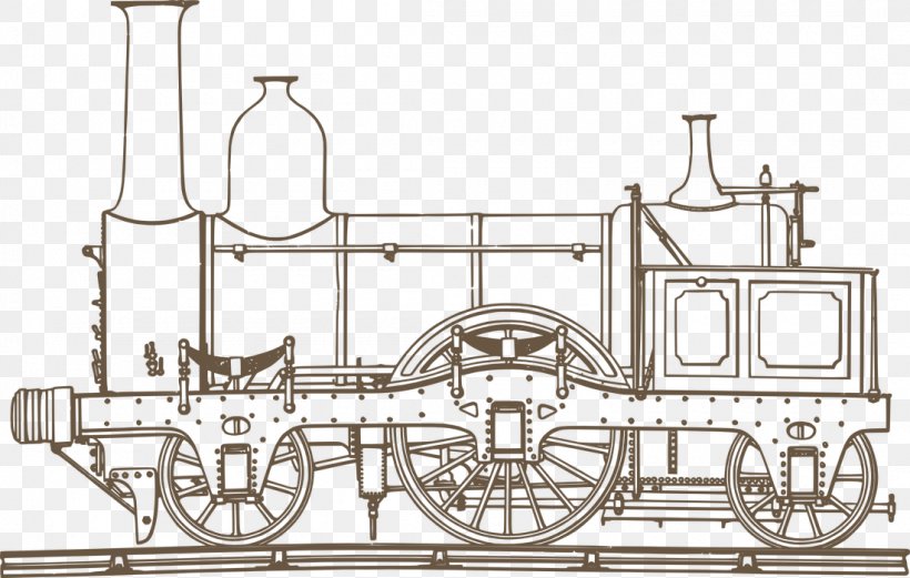 Train Rail Transport Steam Locomotive Coloring Book, PNG, 1100x699px, Train, Color, Coloring Book, Drawing, Iron Download Free