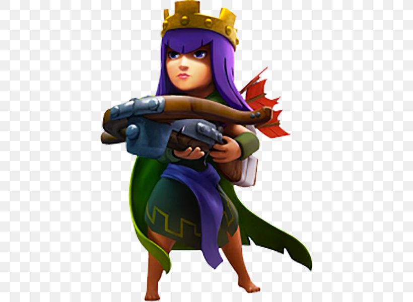 Clash Of Clans ARCHER QUEEN How To Archer King Archer Clash Royale, PNG, 424x600px, Watercolor, Cartoon, Flower, Frame, Heart Download Free