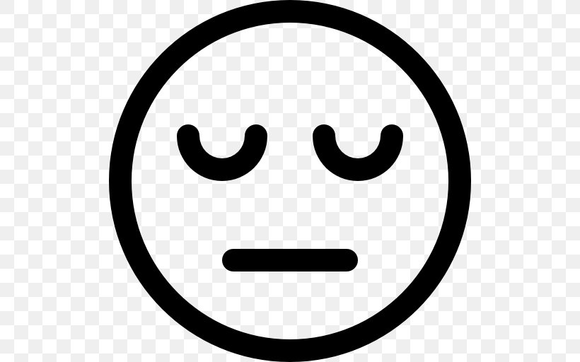 Emoticon Smiley, PNG, 512x512px, Emoticon, Avatar, Black And White, Computer, Face Download Free