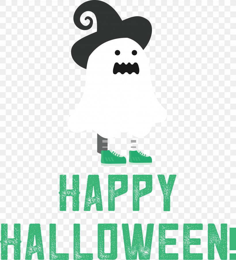 Happy Halloween, PNG, 2724x3000px, Happy Halloween, Behavior, Biology, Cartoon, Green Download Free
