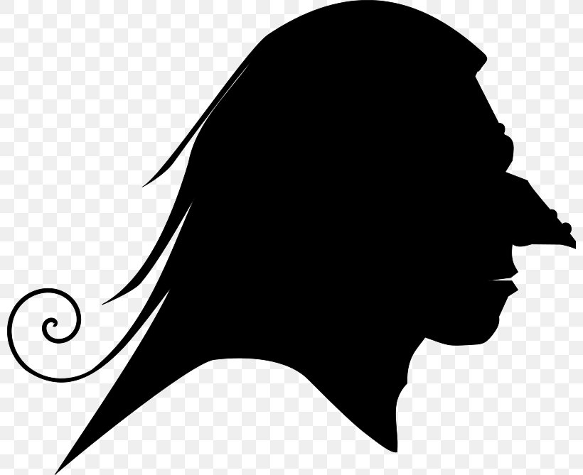 Witchcraft Silhouette Clip Art, PNG, 800x669px, Witchcraft, Black, Black And White, Drawing, Face Download Free