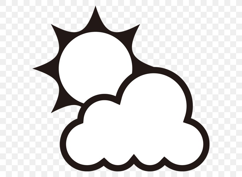Clip Art Vector Graphics Illustration Design Overcast, PNG, 600x600px, Overcast, Art, Black, Black And White, Cloud Download Free