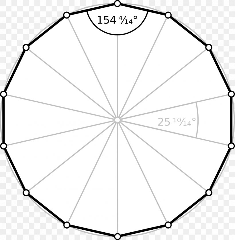 Regular Polygon Shape Internal Angle Icosagon, PNG, 1000x1024px, Polygon, Area, Black And White, Chiliagon, Circumscribed Circle Download Free