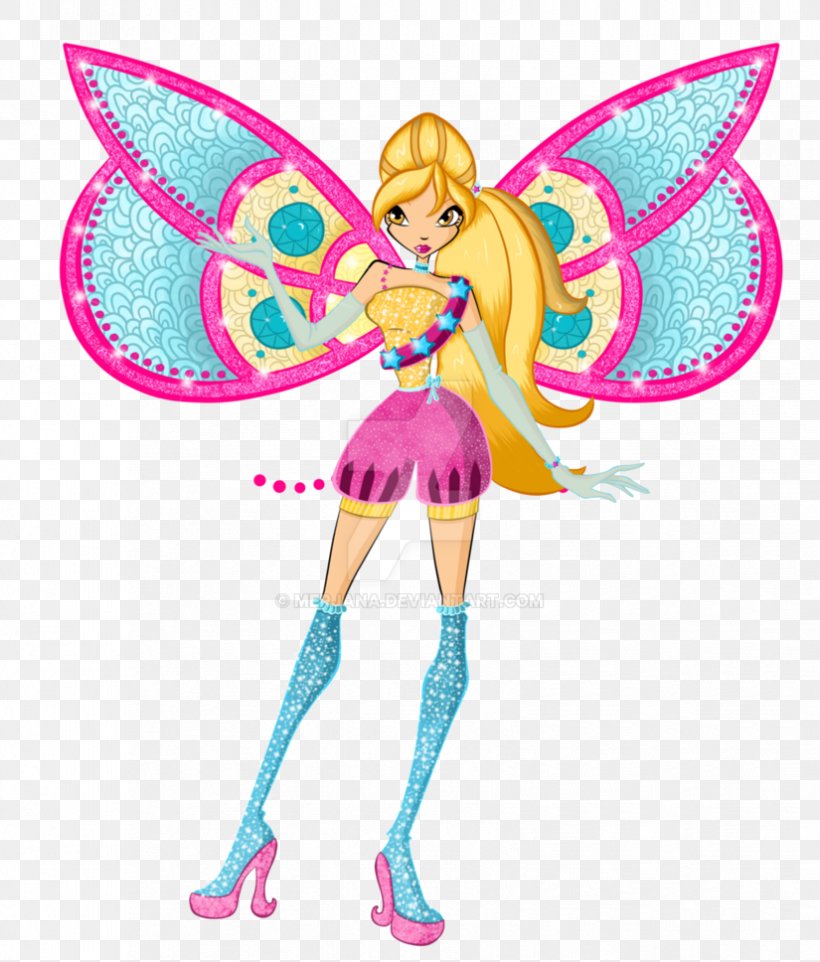 Stella Fairy Winx Club, PNG, 825x968px, Stella, Ariana Grande, Art, Barbie, Butterfly Download Free