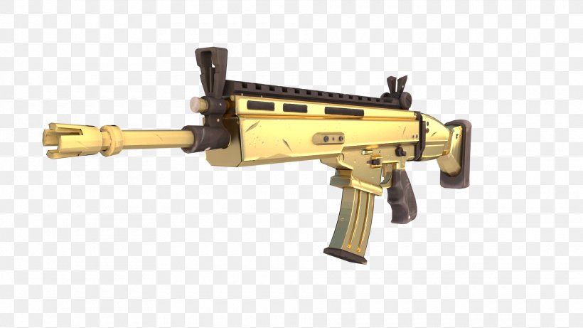 Fortnite Battle Royale Weapon Firearm FN SCAR, PNG, 1920x1080px, Watercolor, Cartoon, Flower, Frame, Heart Download Free