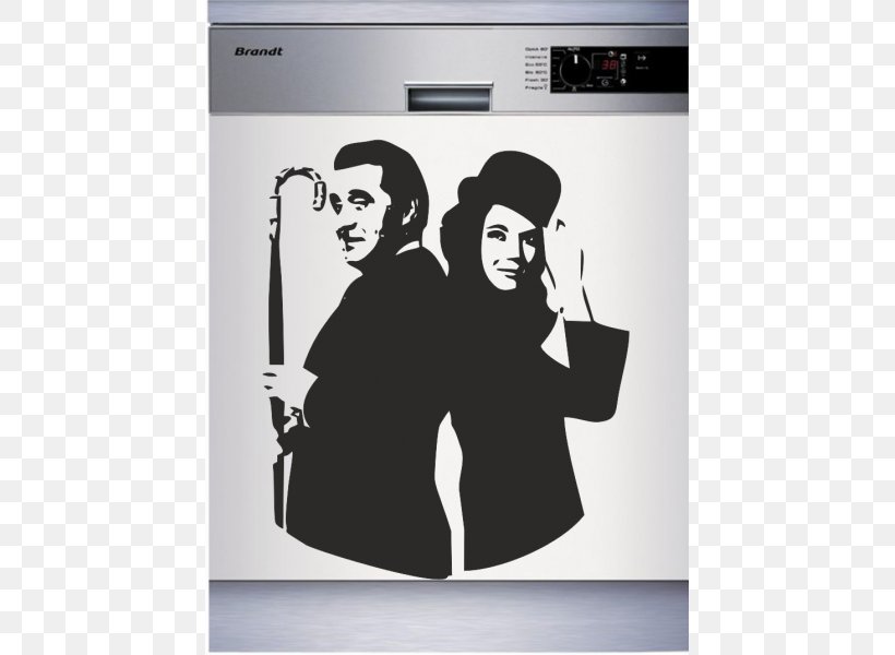 John Steed Emma Peel Sticker Paper Wall Decal, PNG, 600x600px, John Steed, Avengers, Boot, Bowler Hat, Brand Download Free