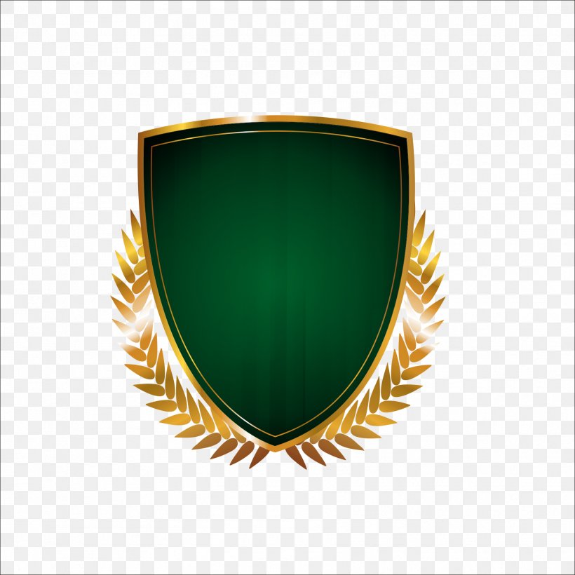 Shield, PNG, 1773x1773px, Shield, Emblem, Gold, Green, Yellow Download Free