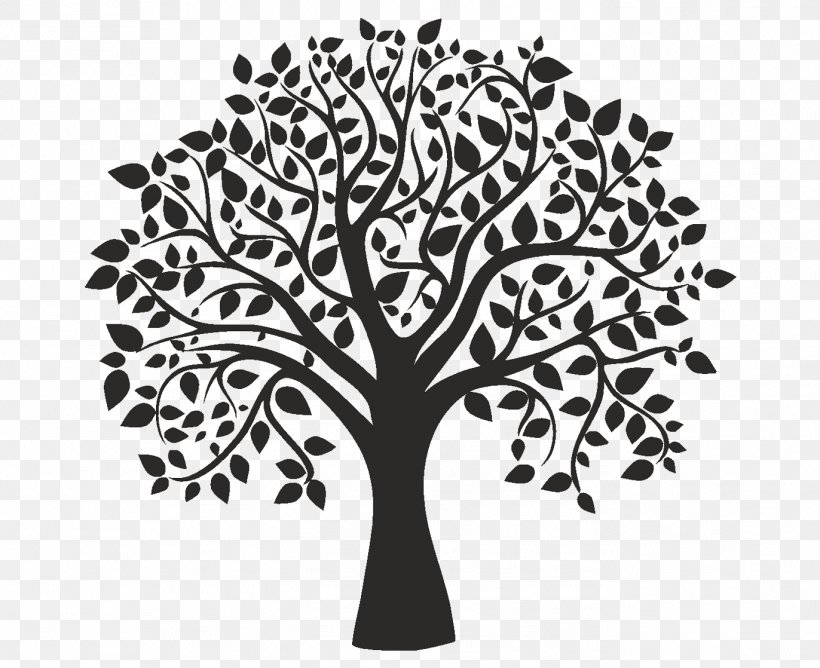 Tree Trunk Drawing, PNG, 1372x1118px, Tree, Black, Blackandwhite, Branch, Drawing Download Free
