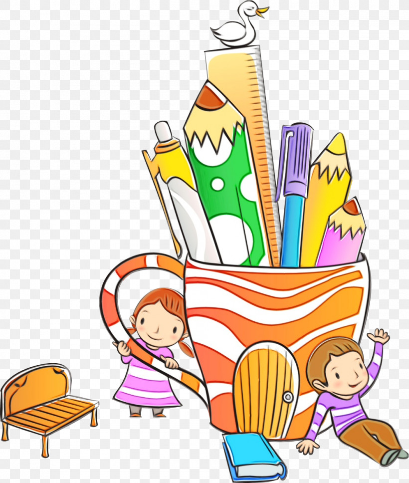 Cartoon National Primary School Line Recreation School, PNG, 997x1177px, Watercolor, Behavior, Cartoon, Geometry, Human Download Free