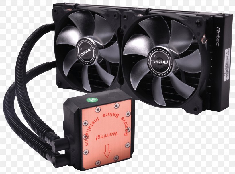 Computer System Cooling Parts Water Cooling Antec Central Processing Unit Cooler Master, PNG, 2648x1960px, Computer System Cooling Parts, Antec, Central Processing Unit, Computer Cooling, Cooler Master Download Free