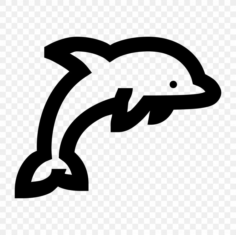 Dolphin Icon Design Clip Art, PNG, 1600x1600px, Dolphin, Artwork, Beak, Black And White, Cetacea Download Free