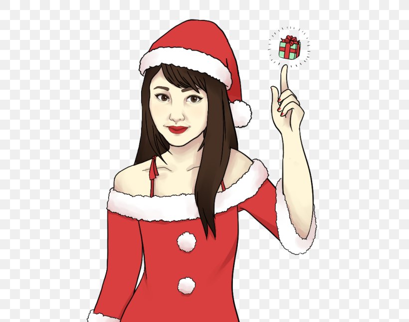 Santa Claus Christmas Ornament Illustration Clip Art Hat, PNG, 500x646px, Santa Claus, Brown Hair, Cartoon, Christmas, Christmas Day Download Free
