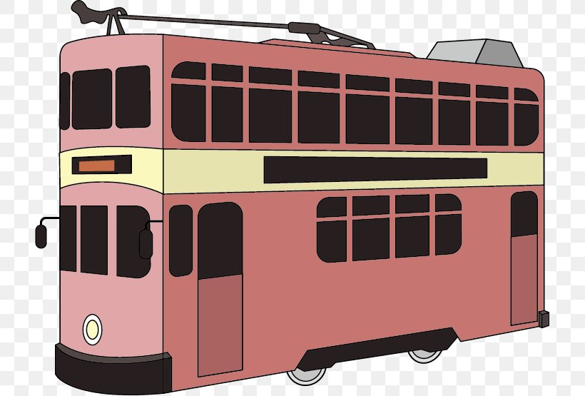 Tram Double-decker Bus Rail Transport, PNG, 721x555px, Tram, Bus, Double Decker Bus, Doubledecker Bus, Hong Kong Tramways Download Free