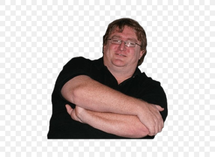Gabe Newell Arms Steam Video Game, PNG, 600x600px, Watercolor, Cartoon, Flower, Frame, Heart Download Free