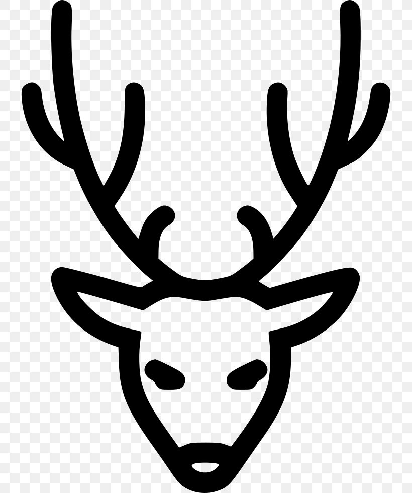 Clip Art, PNG, 736x980px, Logo, Antler, Black And White, Deer, Head Download Free