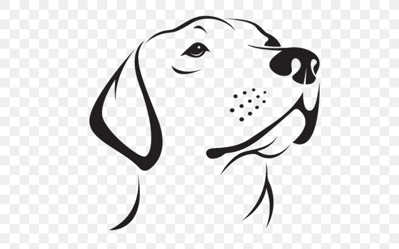 Dog Face White Line Art Nose, PNG, 512x512px, Dog, Face, Head, Line Art, Nose Download Free