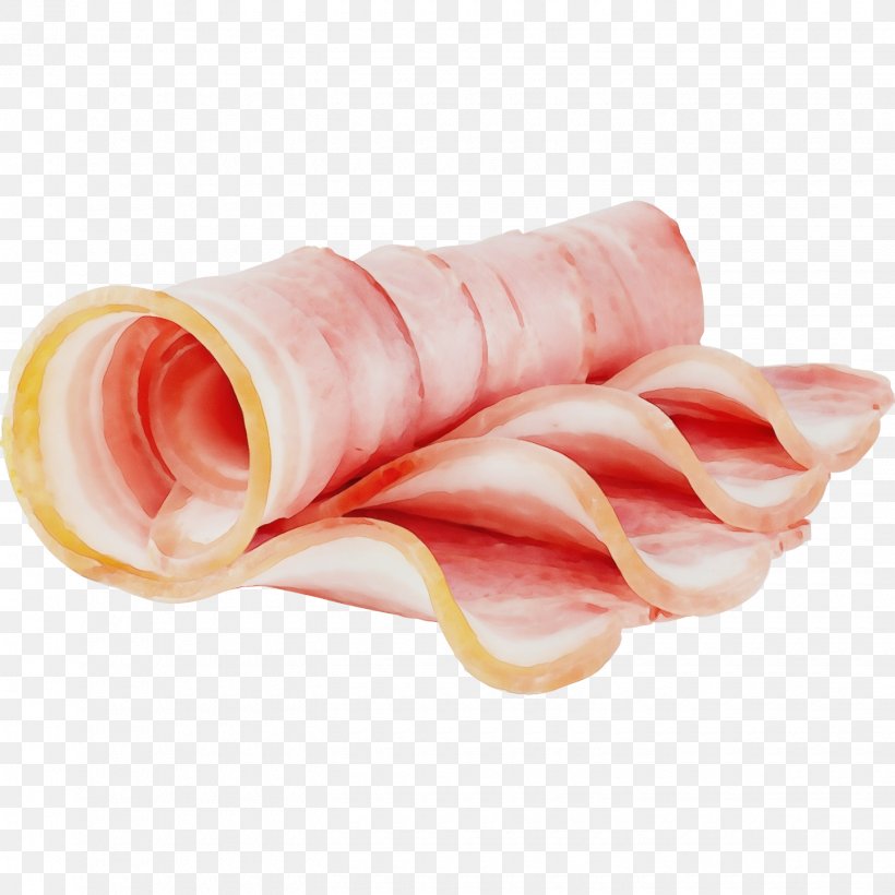 Food Jamón Serrano Animal Fat Back Bacon Dish, PNG, 1440x1440px, Watercolor, Animal Fat, Back Bacon, Cuisine, Dish Download Free
