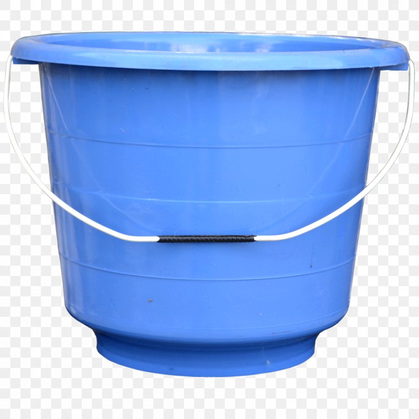 Plastic Bucket, PNG, 1000x1000px, Plastic, Barrel, Bucket, Cobalt Blue, Handle Download Free