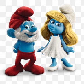 Smurfs Toys - Smurfette Papa Smurf Hefty Smurf Brainy Smurf Vexy PNG