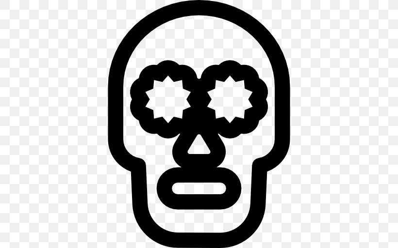 Calavera Mexican Cuisine Clip Art, PNG, 512x512px, Calavera, Black And White, Face, Food, Head Download Free