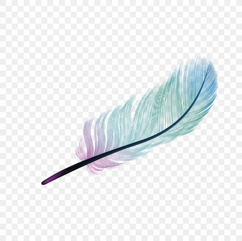 Feather Light Blue Color, PNG, 1181x1181px, Feather, Black, Blue, Change Vector, Color Download Free