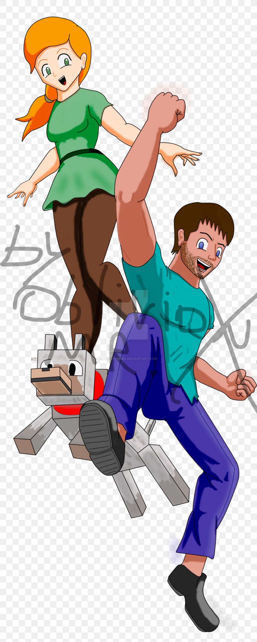 Minecraft Story Mode Herobrine Drawing Fan Art Png 1024x2560px