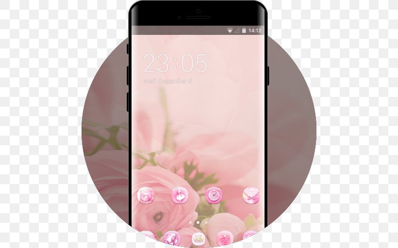 Android Mobile Phones Desktop Wallpaper, PNG, 512x512px, Android, Communication Device, Electronic Device, Flower, Gadget Download Free