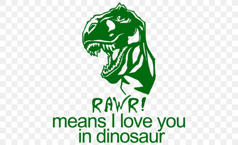 Dinosaur T-shirt Love YouTube Decal, PNG, 500x500px, Dinosaur, Area, Artwork, Boy, Brand Download Free