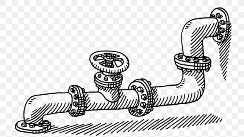 Drawing Water Pipe Valve, PNG, 752x462px, Drawing, Artwork, Auto Part, Black And White, Body Jewelry Download Free
